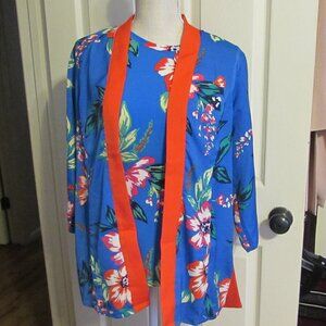 NWT IMAN GLOBAL CHIC 2-Piece Reversable Jacket (Size XS) & tank (Size XS)